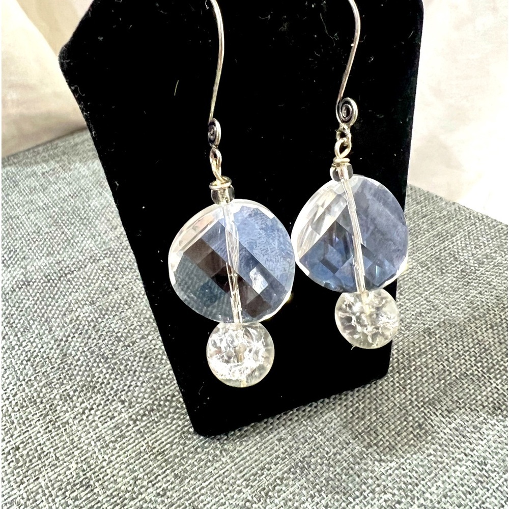 🔥🔥Crystals and Glass Beads W/ Sterling Silver post☑️
